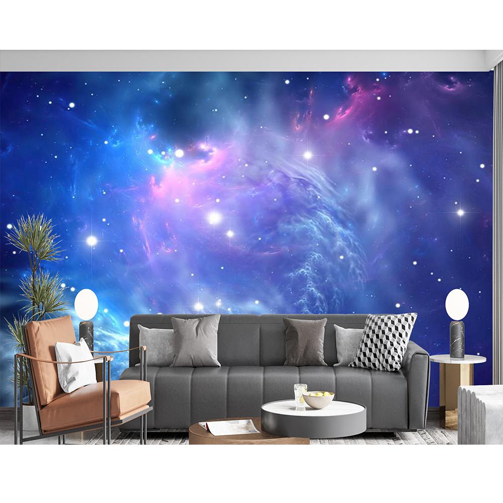 Universe Wall Mural Starry Sky 3d Wallpaper Poster Living Room Study Room Ceiling Galaxy Wallpaper