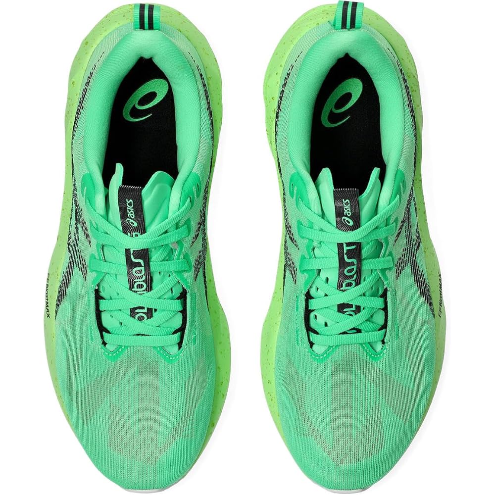Asics Novablast 5 Men's Running Shoes Vital Green Black 25.0 cm 2E