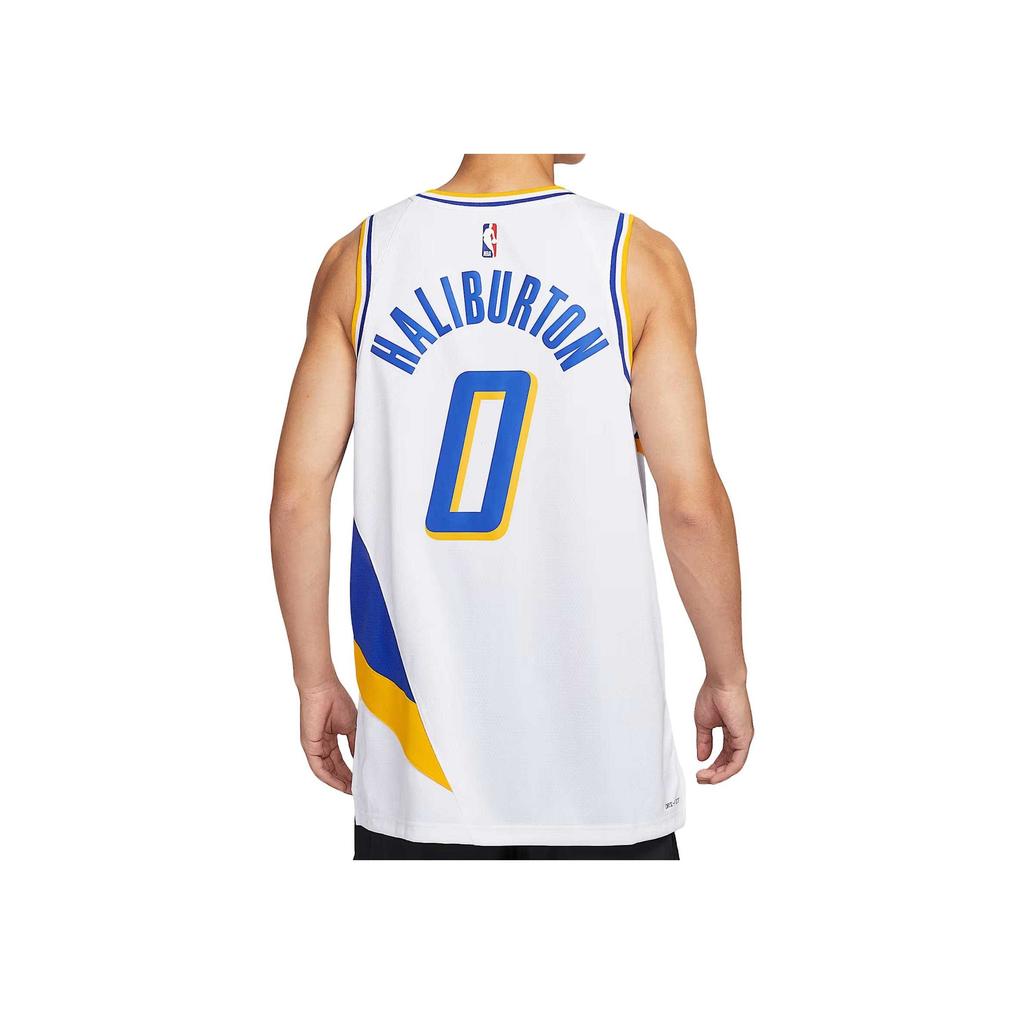 Nike NBA City Edition Indiana Pacers Tyrese Haliburton 0 Simple Comfortable Casual Stylish Basketball Jersey Men Jersey HM5983-100