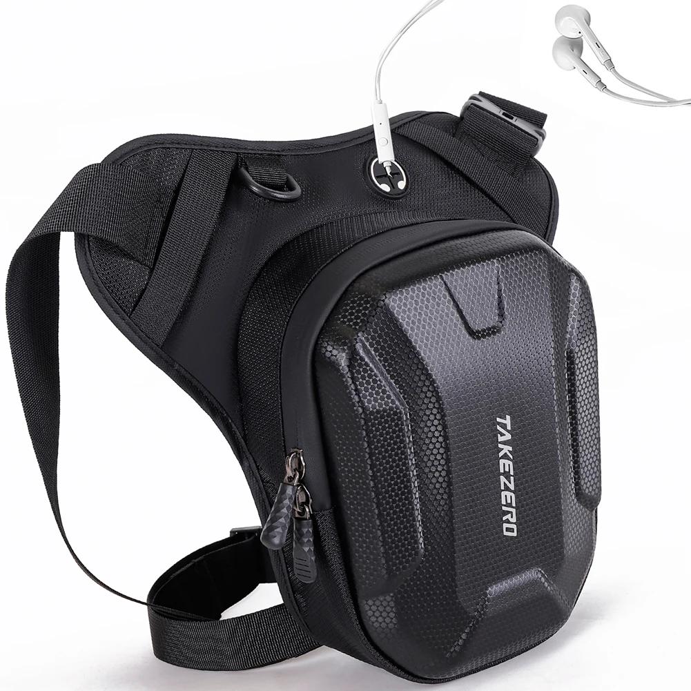 Borsa da Viaggio Tattica Impermeabile Borsa da Vita Gamba per Moto Uomo Hip Bum Pack Borsa Laterale Gamba Borse da Moto Borsa Marsupio Casual da Esterno