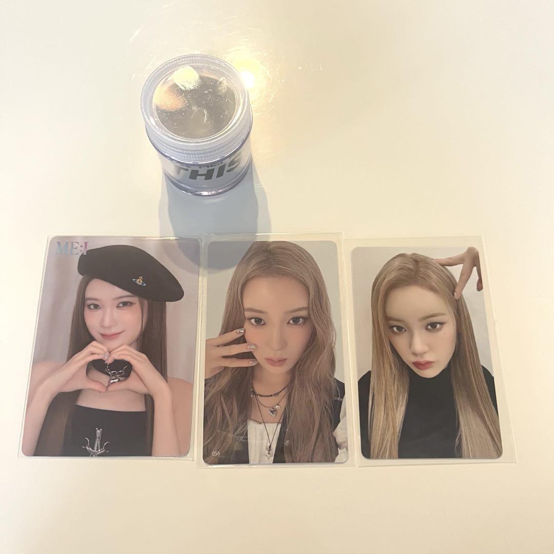 

[USED] Silver tape ME:I Sakurai Miu MIU venue limited album bonus advance 7000 w member trading card