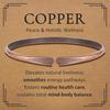 Pure Copper Cuff Bracelet Waterproof Bangle Jewelry Durable Open Cuff Bracelet  Daily Wear