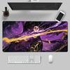 Purple Anime Gaming Accessories Mouse Pad PC Genshin Impact Raiden Shogun Desk Mat Laptop Kawaii Girl Keyboard Mousepad Carpet