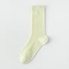 Female Summer Thin Breathable Mesh Boneless Loose Mouth In The Tube Stack Socks