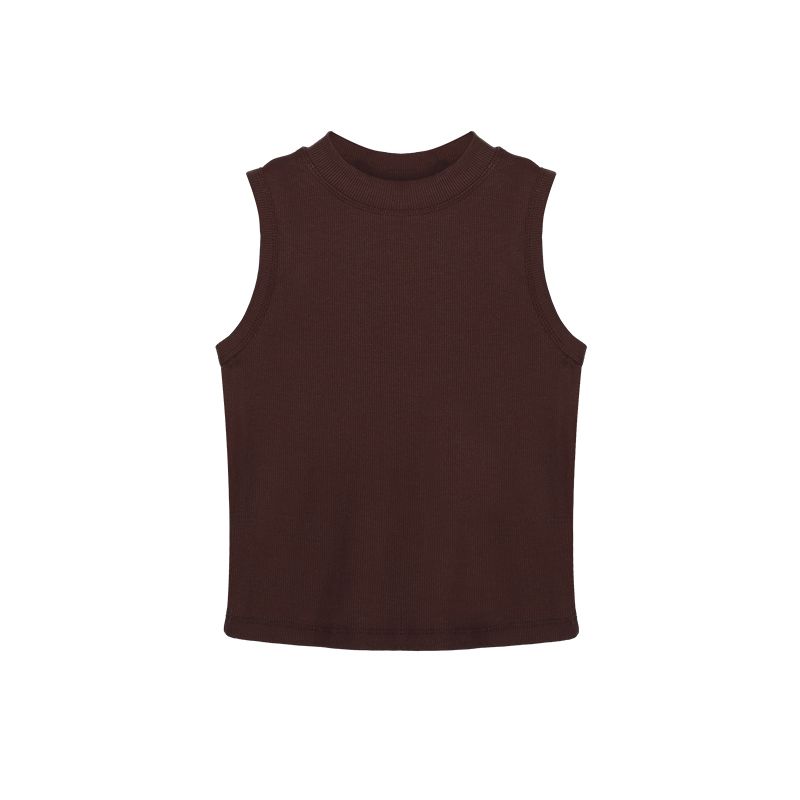 Beauty Back Sexy Slim Fit Black Primer Top Vest