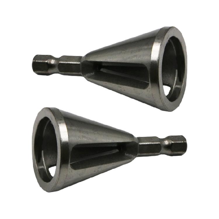2Pcs Deburring External Chamfering Tool External Drill Steel Burr Removal Bit Quickly Repair Damaged Bolt Screw
