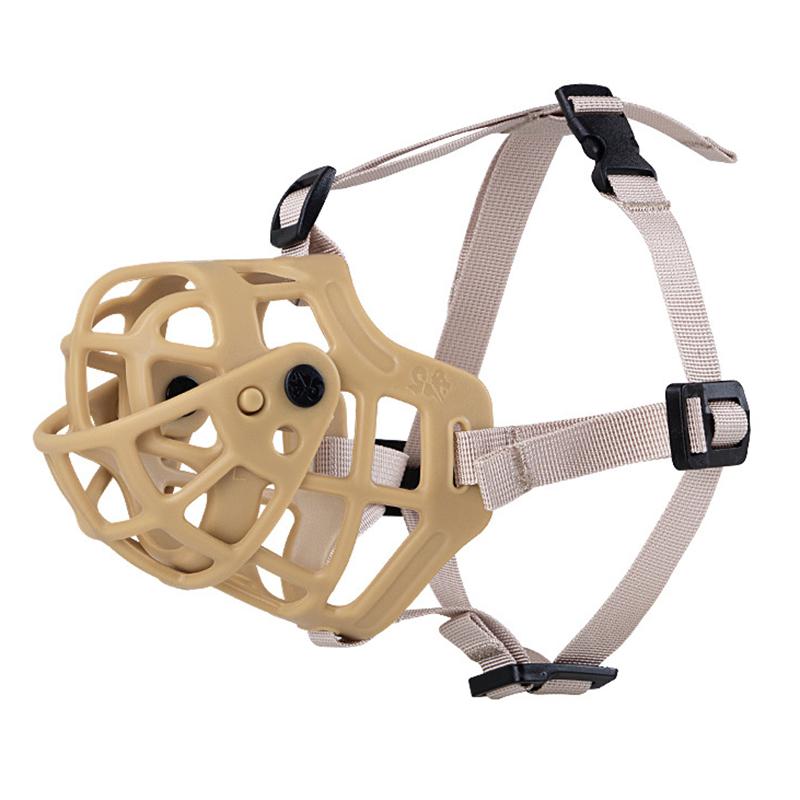 Adjustable Anti-bite Soft Silicone Dog Muzzle Pet Gift Dog Anti-barking Mouth Cover, Size M