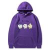 Chiikawa Self-mocking Bear Anime Couple Hoodie Fleece Lined Womens Casual Winter Hooded Sweatshirt