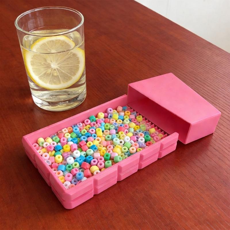 Creative Chocolate Shaped Beads Spatula Holder For Organizing Craft Tool With Ergonomic Designs