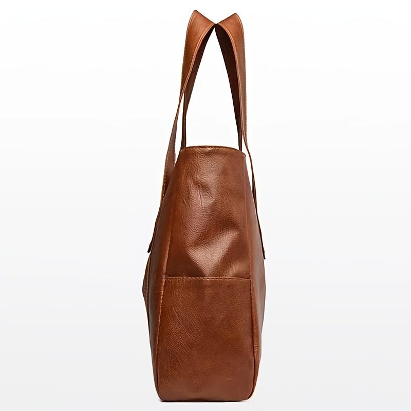 Women'S Large Tote Bag - New Trendy Korean Style - Versatile - Simple Large Capacity Tote Bag Single Shoulder Handbag Soft Women'S Bag