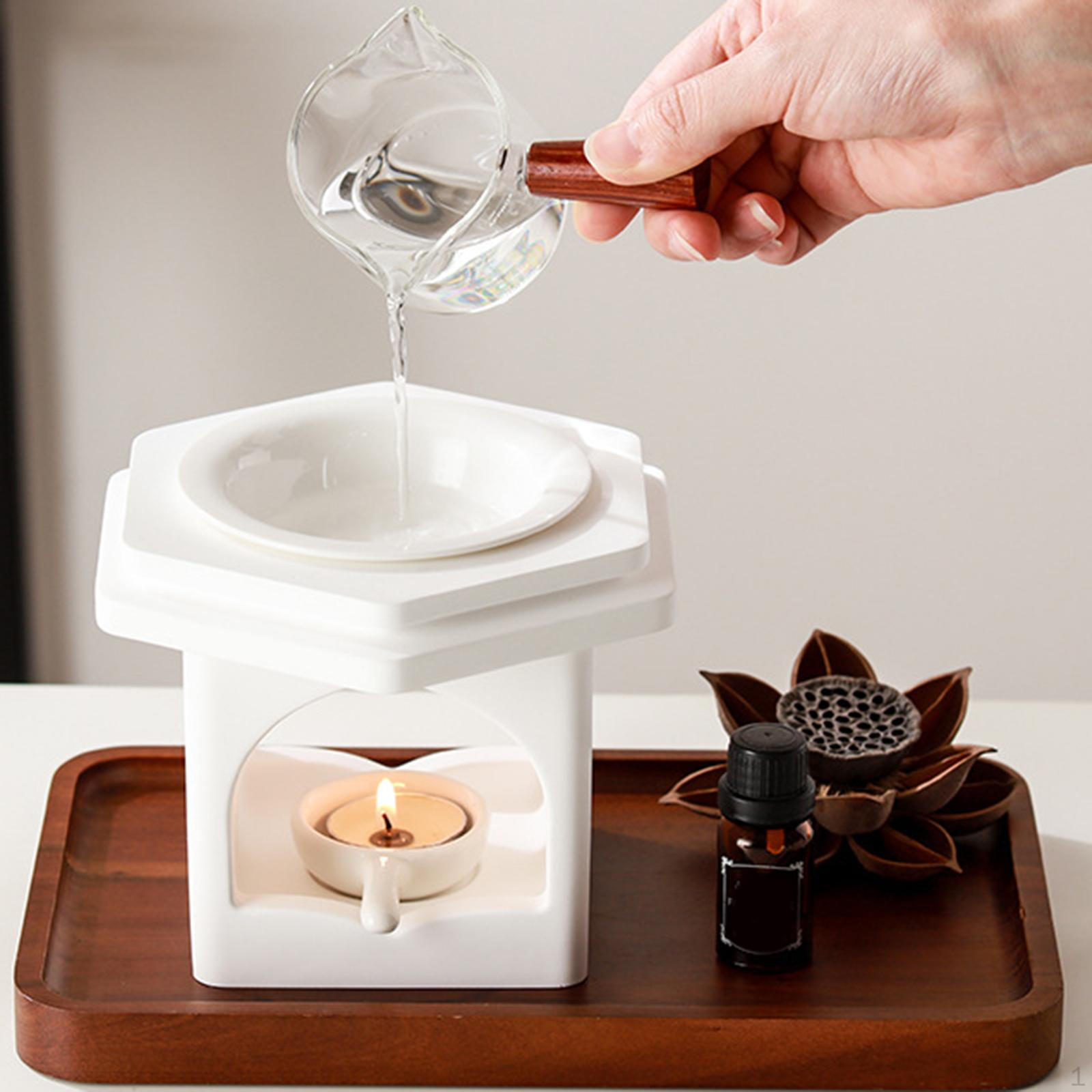 

Essential Oil Burner Warmer Versatile Modern Birthday Gift Creative Elegant for Desk