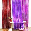 Colorful Tinsel Curtain Glitter Streamers Fringe Backdrop Curtain Streamer Curtain  Christmas Event
