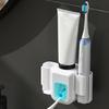 Wall Mount Electric Toothbrush Holder Bathroom Shower Razor Organizer