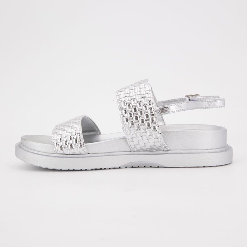 Sandales double bride kary tissées avec boucle Femme US POLO