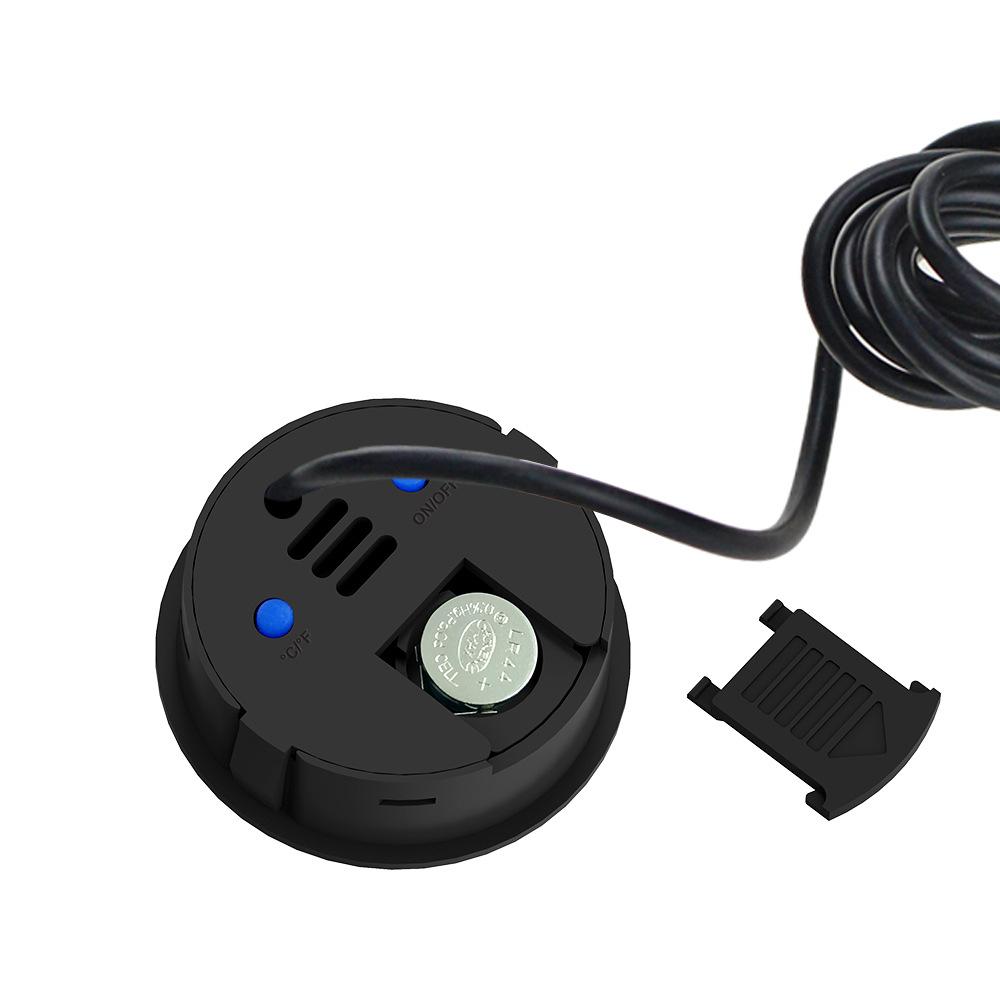 1,5m rundes eingebettetes elektronisches digitales Display Thermometer und Hygrometer