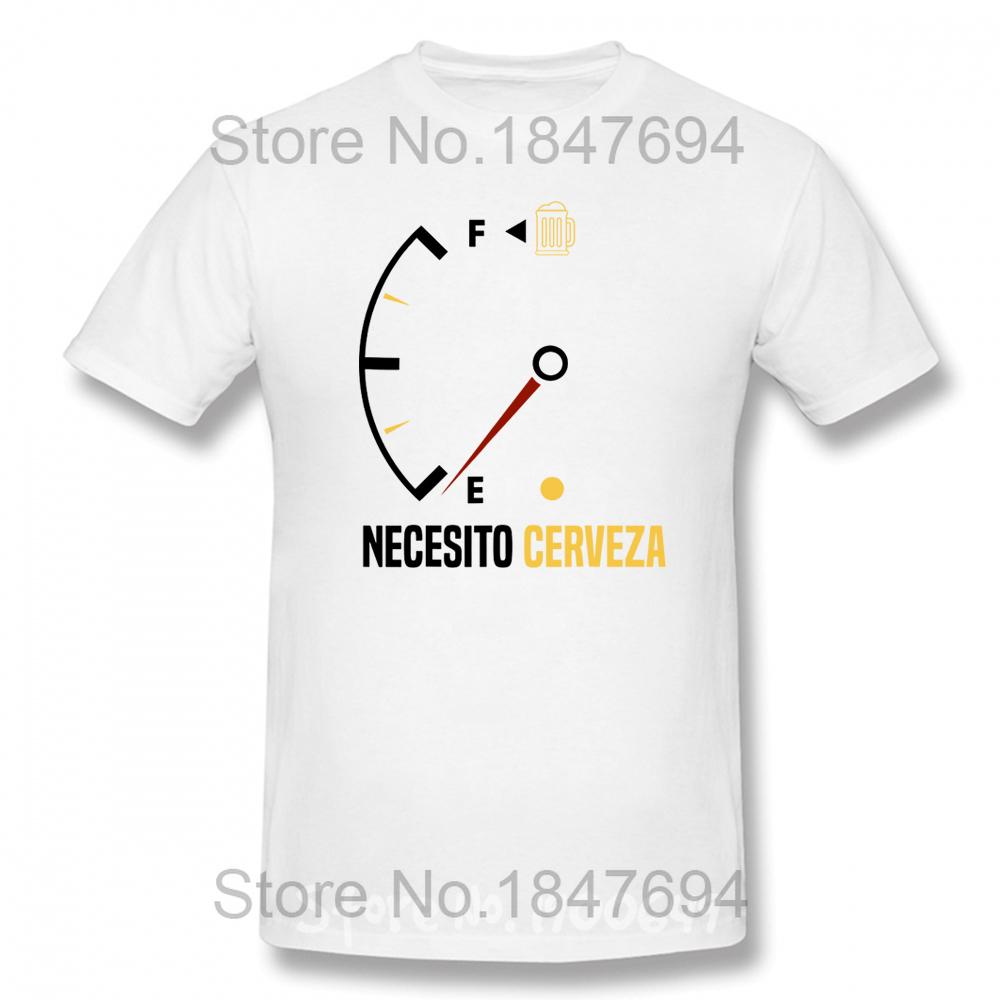 Funny Mexican Beer Necesito Cerveza T Shirts Birthday Gift Graphic Cotton Streetwear Short Sleeve Father Day Husband Tshirt Men S