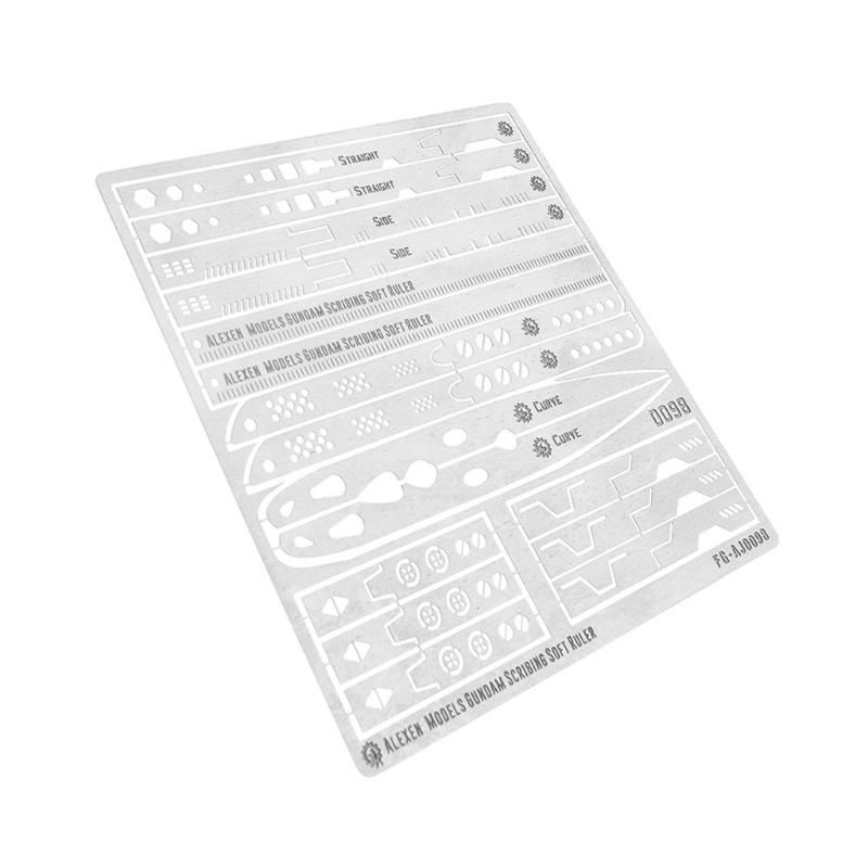 

Scribing Soft Ruler Detail Adding Templates Curved Surfaces Craft Tool for Model Professional Tool Hobby DIY Accessories 1