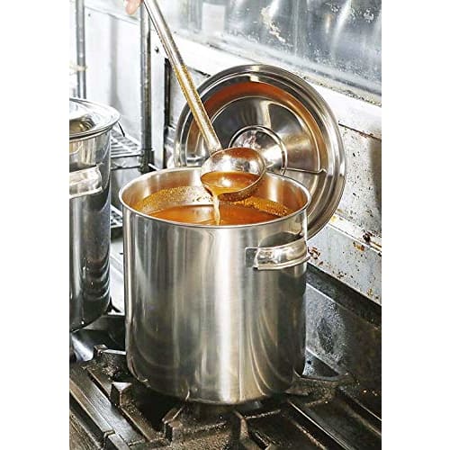 EBM 18-8 Kitchen Pot/Stock Pot, 20cm, with Handle, Silver