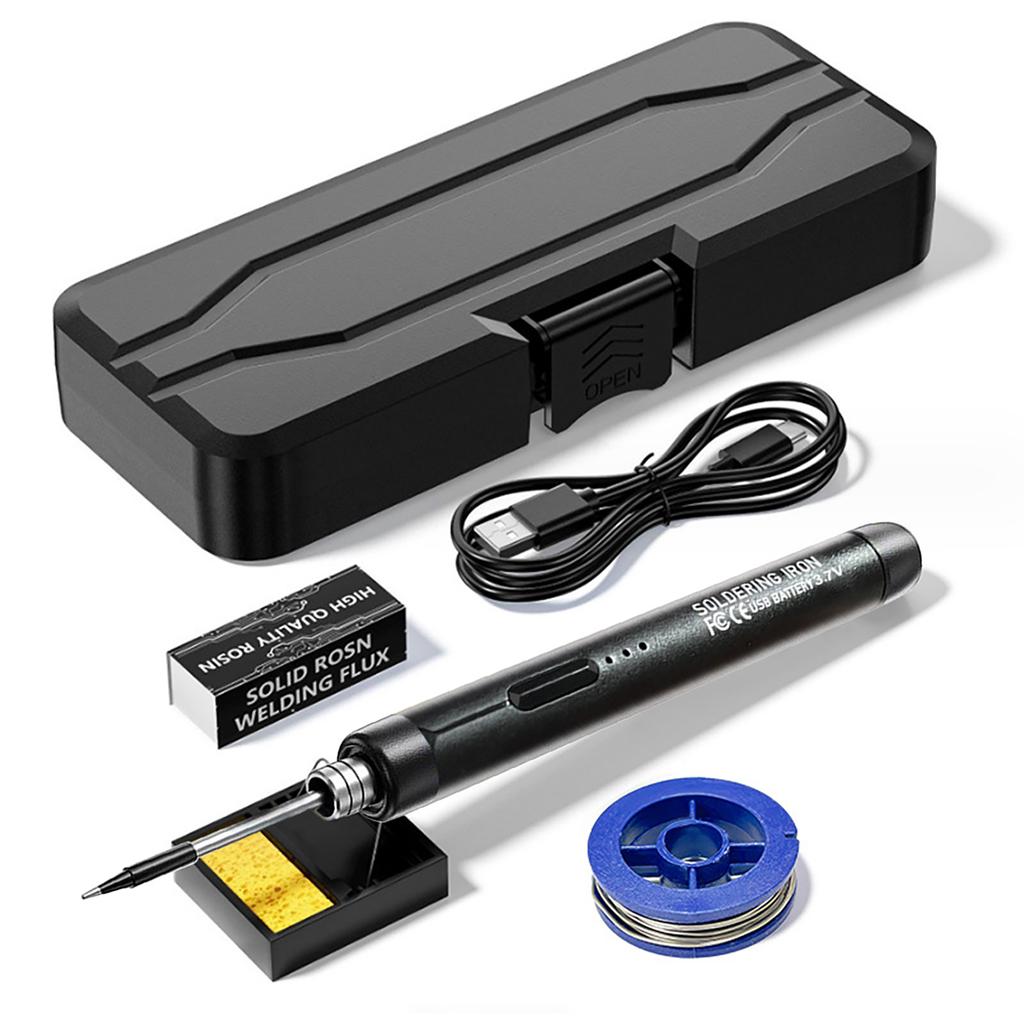 USB  Intelligent Electric Soldering Iron Multifunctional Soldering Welding Pen with 300-400℃ Temperature Adjustment Function