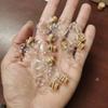 10pcs Mini Glass Bottles with Cork Stoppe Drifting Wishing Bottle Charm Making Decoration for Home Bedroom Dormitory Car
