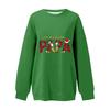 Sweat à capuche de Noël léger à manches longues pour femme
