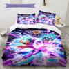 Set Copripiumino Trapuntato con Fantasia Dragon Ball Federa Decorazione per la Casa Regalo di Compleanno (1 * copripiumino + 2 * federa, senza nucleo)
