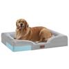 Orthopedic Memory Sponge Dog Bed with Universal C-Type Armrest Removable Pet Sofa Comfortable Cat Nest Dog Pad