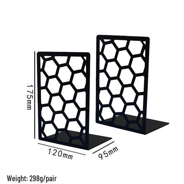 Creative Metal Tree of Life L-Shaped Bookends for Office & Home Bookshelf Storage