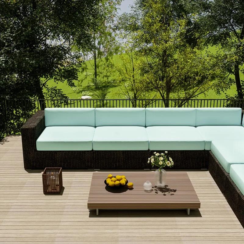 Sun-proof Anti-Dust Furniture Protector Cover Outdoor Sofa Cover Home Hotel Garden Patio Waterproof Rattan Corner Sofa Cover