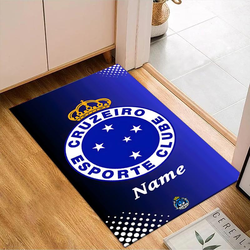 Custom Name Cruzeiro Power Rug Game Carpet, Floor Mat for Bedroom Living Room Entryway Rug, Home Decor Idea Gift for Christmas birthday