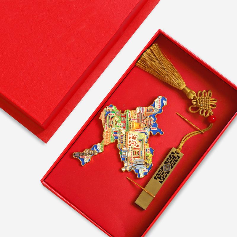 Binzhou Gelber Fluss Turm Magnet, Haifeng Pagode & Zhonghai Park. Kulturtourismus-Geschenk.