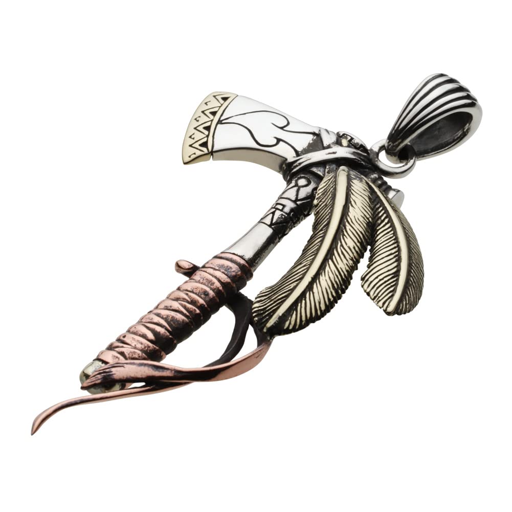

Серебряный кулон Feather Ax fp0403 [Figmart] [Серебряный аксессуар]