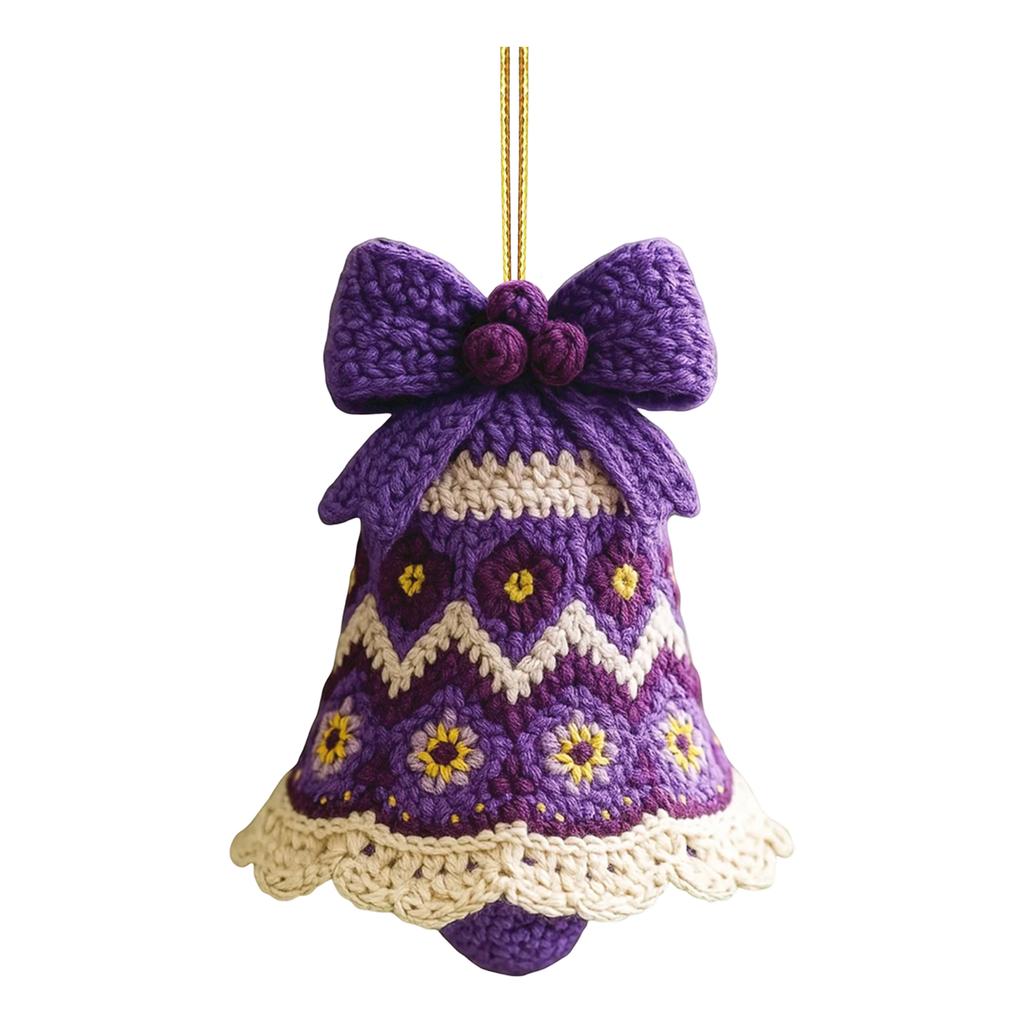 2D Weihnachtsglockenanhänger, Weihnachtsbaumanhänger, Heimdekoration, Acrylanhänger