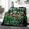 Name Custom New York Jets Print Flannel Blanket High Quality Warm Comfortable Cover for All Seasons Perfect for Gifts Home Decor