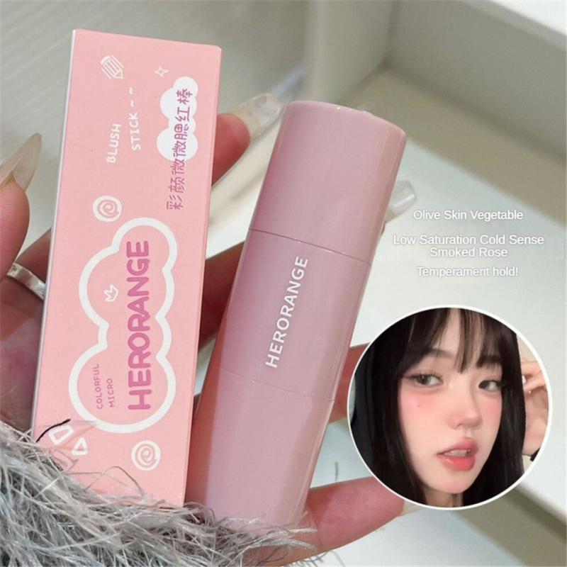 1pc Color Slightly Blush Stick Natural Matte Tender Color Low Saturation