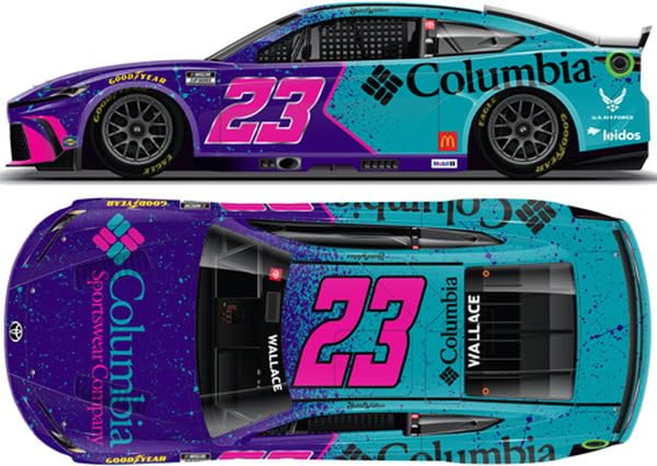 Kyosho Lionel Racing NASCAR CUP Cup Scale 2025 Toyota Camry XSE Bubba Wallace Finished Model LR326124 (NASCAR Series) 1/64 #23