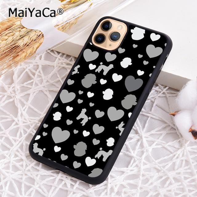 MaiYaCa Poodles Cartoon Girly Cute Style Phone Case For iPhone 17 Air 16 15 Plus 11 12 13 14 Pro Max Shell Coque