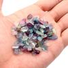 Fluorite Medium Natural Power Stone [GOLD STONE] Pebbles, Size, 100g, Fluorite, Multicolor, Stone,