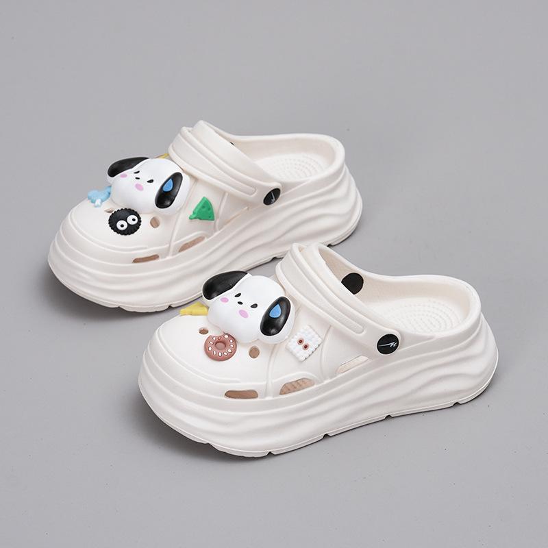 Cartoon soft bottom heightening slippers new