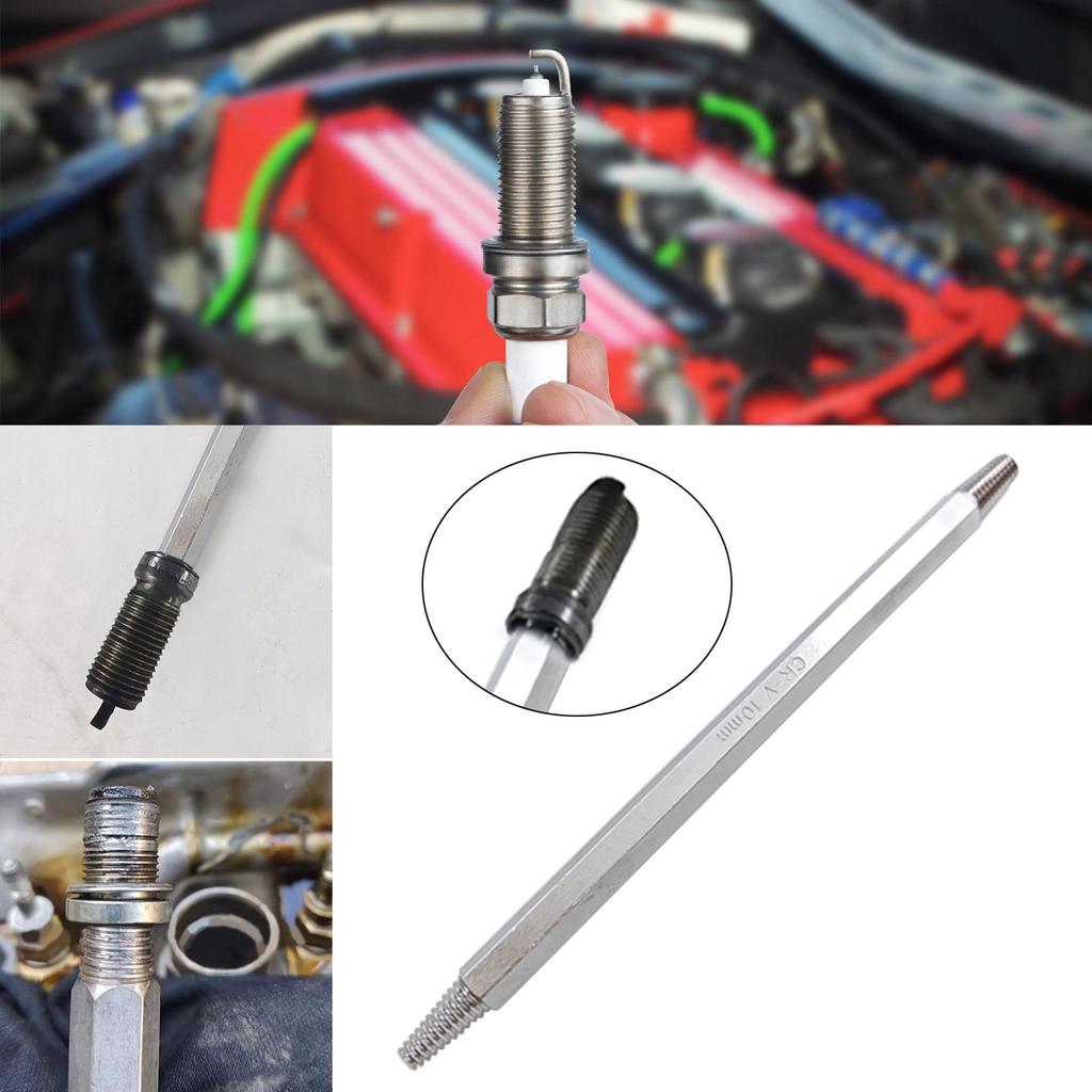 Professional Automotive Sparks Plug Extractor Reverse Flute Design High Torques Double Head 6-10mm 4.5-9mm Emergency Repair Tool