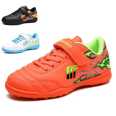 Children's Football Shoes Boys Girls Teens Elementary School Students Training Shoes Boys TF Shattered Nails Velcro Sports