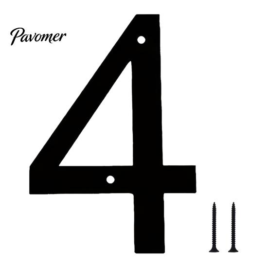 Ensemble de Chiffres en Métal Noir 3D pour Maison Extérieure, Numéros d'Adresse Flottants Modernes 0-9, Plaque de Porte, Boîte aux Lettres, Mur, Jardin, Résistante aux Intempéries