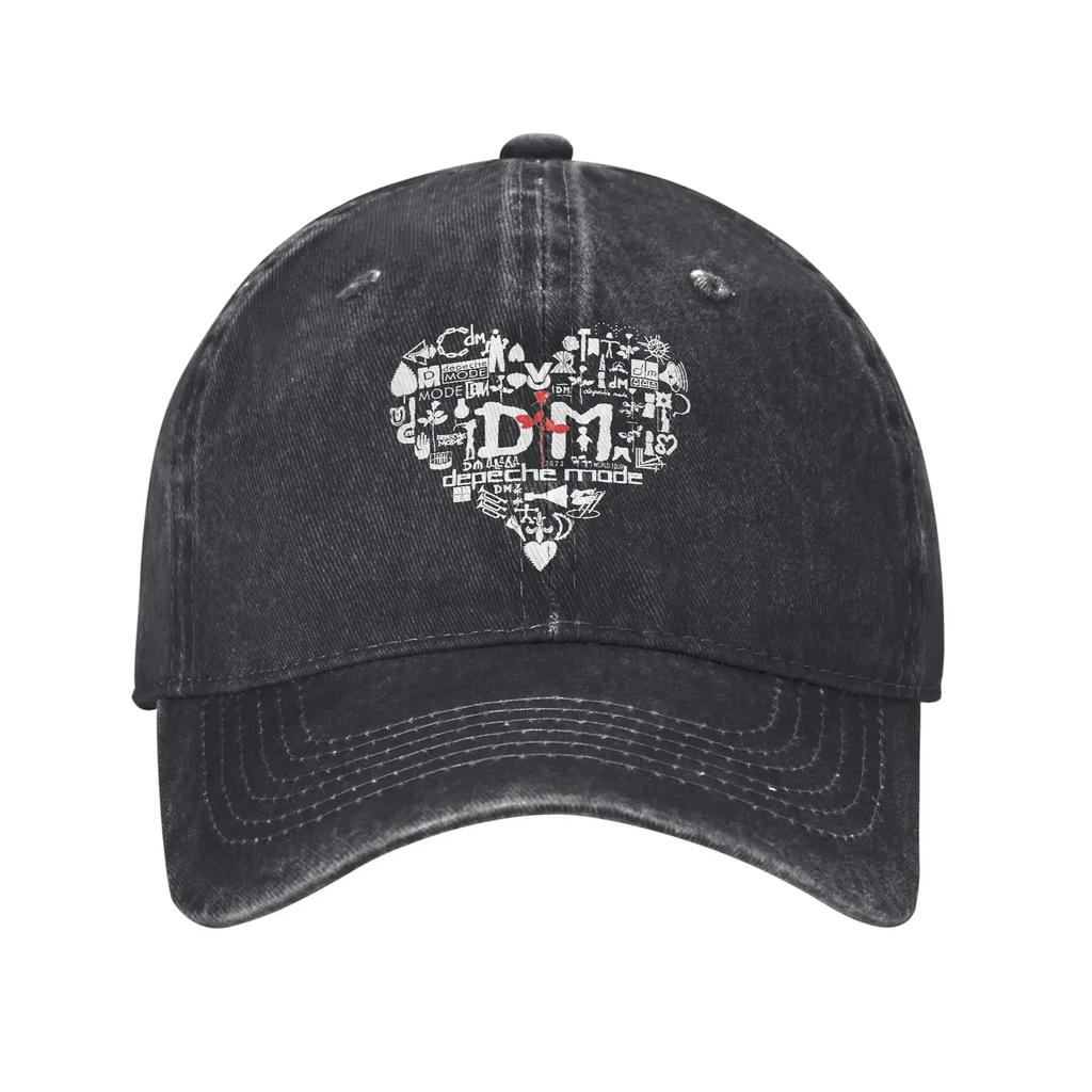 Depeche Cool Mode Music Band Baseball Cap Vintage Distressed Denim  Snapback Hat for Men Women Outdoor Gift Hats Cap