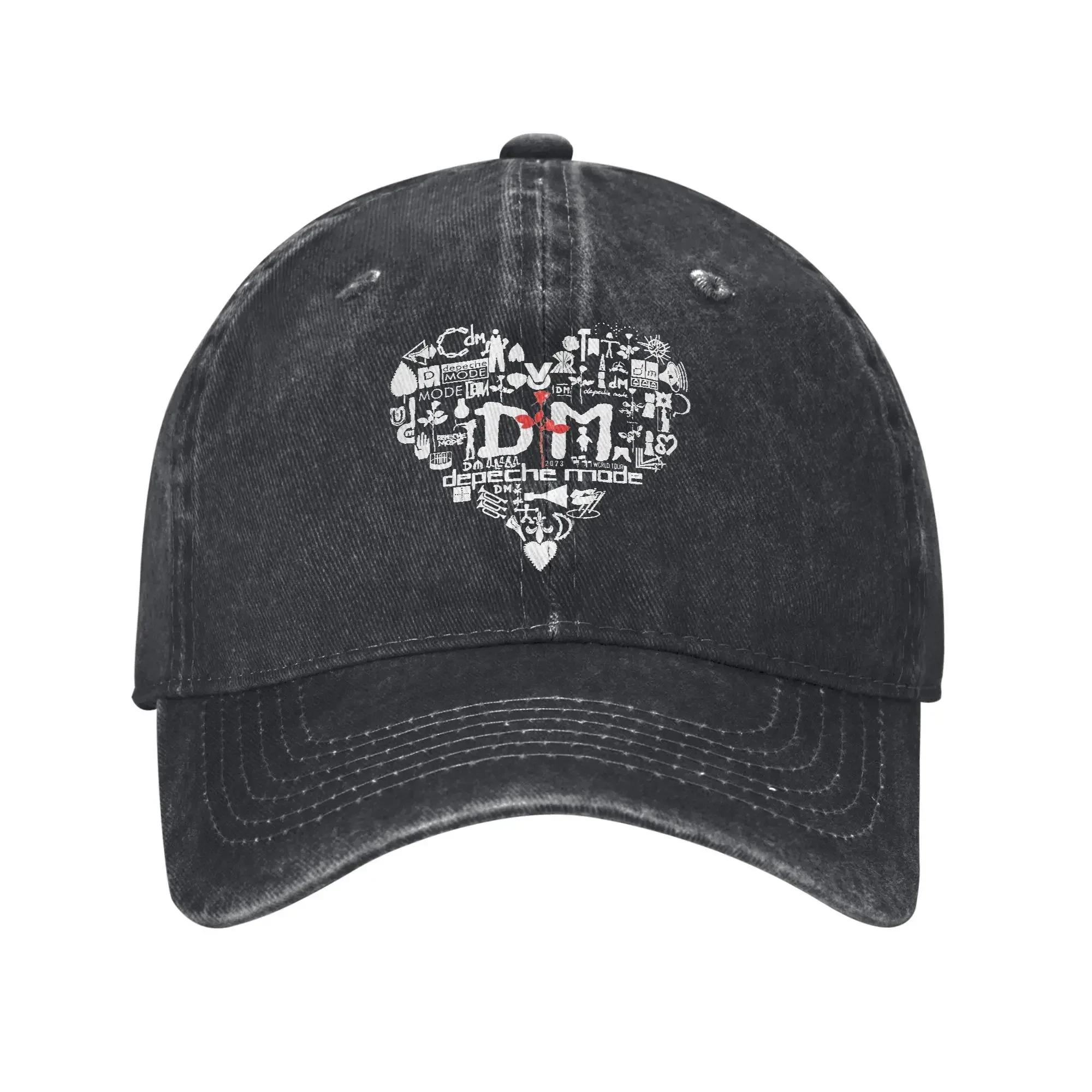 

Depeche Cool Mode Music Band Unisex Style Baseball Caps Distressed Denim Caps Hat Fashion Outdoor Adjustable Fit Sun Cap One Size