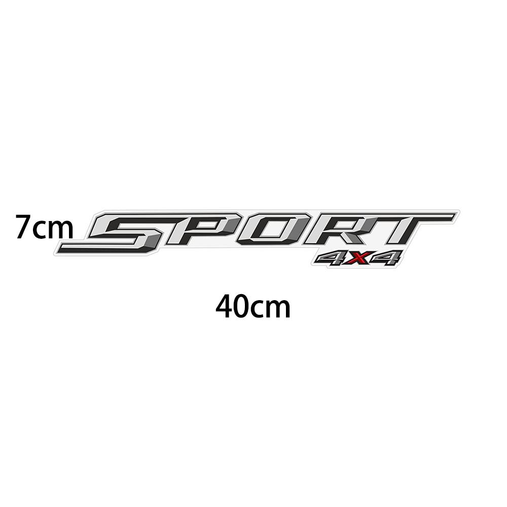 2 Pcs Waterproof PVC Decal Car Body Fender Rear Trunk Sport 4X4 Graphics Sticker