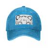 Endangered White Tiger Baseball Cap Snap Back Hat Golf Cap Military Cap Unisex Hat Unisex Luxury Golf Women Unisexs