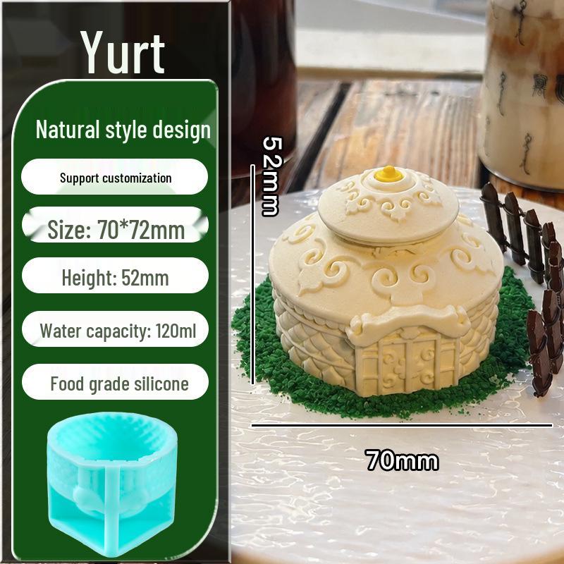 In-Stock Silicone Sheep Mousse Mold - 3D Cartoon, Food-Grade, Cute & Creative Design