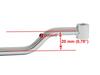 GUDAVO Luggage Bracket Saddlebag Pannier Support Bar for Honda Shadow Spirit VT750 DC and Yamaha Wildstar (Roadster) XV 1700 Warrior