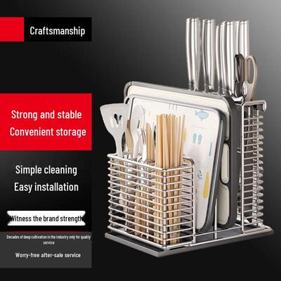 Multifunctional Stainless Steel Kitchen Storage Rack