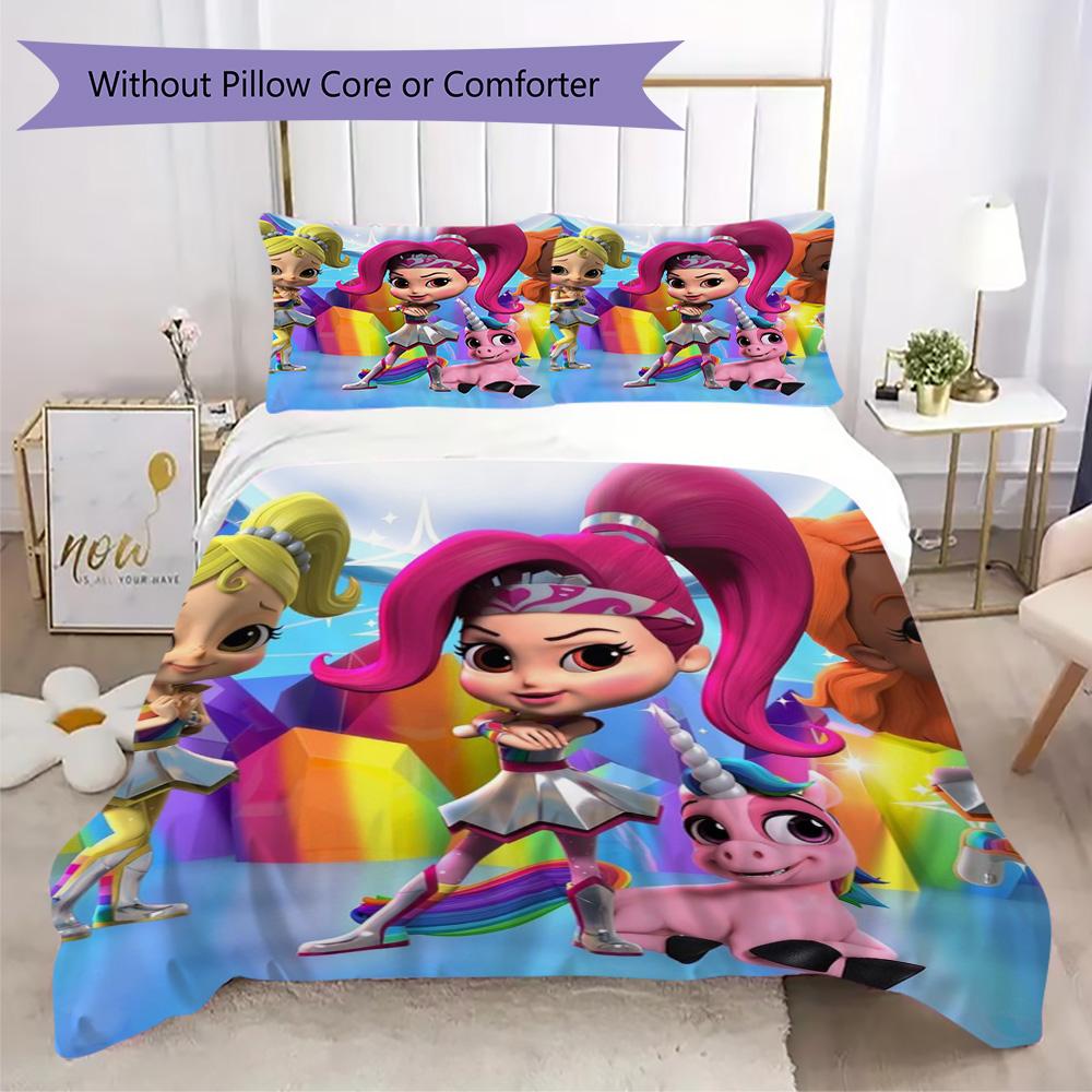 Grand Chase Print Pattern Bedding,Quilt Set Quilt Cover Pillowcase Home Birthday Gift (1*duvet Cover+2*pillowcase,without core)XSJT0917040